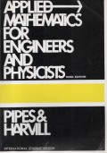 Applied Mathematics For Engineers and Physicists Ed-3