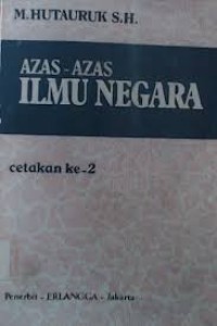 Image of Azas-Azas Ilmu Negara Cet-2
