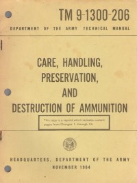 Image of Care Handling Preservation and Destruction of Ammunition