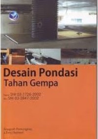 Image of Desain Pondasi Tahan Gempa : Sesuai SNI 03-1726-2002 dan SNI 03-2847-2002