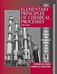 Image of Elementary Principles of Chemical Processes Ed-3