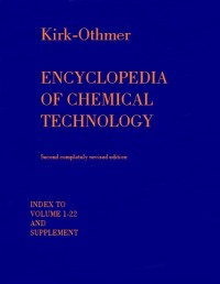 Image of Encyclopedia Of Chemical Technology: Index to Volumes 1-22 and Supplement