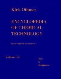 Image of Encyclopedia Of Chemical Technology Volume 12 Iron to Manganese