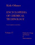 Encyclopedia Of Chemical Technology Volume 17 Radioactive Drugs and Tracers to Semiconductors