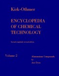 Encyclopedia Of Chemical Technology Volume 2 Alumunium Compounds to Azo Dyes