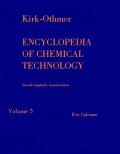 Encyclopedia Of Chemical Technology Volume 3 B to Calcium