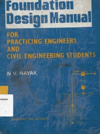 Image of Foundation Design Manual: For Practising Engineers and Civil Engineering Students Ed-2