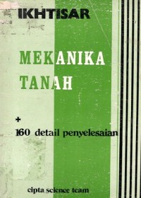 Image of Ikhtisar Mekanika Tanah + 160 detail penyelesaian