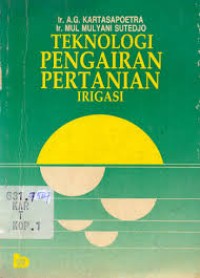 Image of Teknologi Pengairan Pertanian (Irigasi)