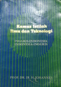 Image of Kamus Istilah Ilmu dan Teknologi: Inggris-Indonesia-Indonesia-Inggris
