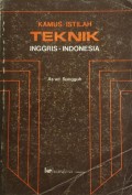 Kamus Istilah Teknik: Inggris-Indonesia