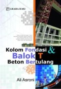 Kolom Fondasi dan Balok T Beton Bertulang