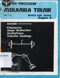 Mekanika Teknik Bagian B: Statis tak Tertentu