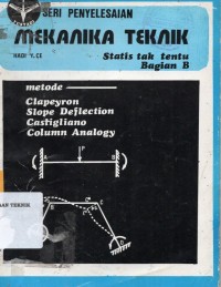 Image of Mekanika Teknik Bagian B: Statis tak Tertentu