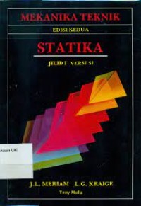 Image of Mekanika Teknik: Statika Ed-2 Jilid 1