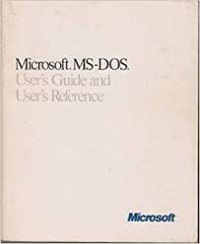 Image of Microsoft MS-DOS: User's Guide and User's Reference Version 3.3