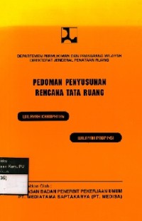 Image of Pedoman Penyusunan Rencana tata Ruang