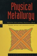 Physical Metallurgy Ed- 4 Volume. 1