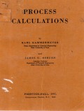 Process Calculations