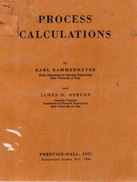 Image of Process Calculations