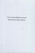 SNI: Tata Cara Perencanaan Bangunan MCK Umum