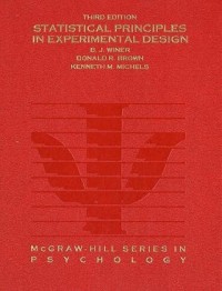 Image of Statistical Principles in Experimental Design Ed-3