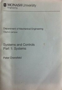 Image of Systems and Control Part 1: Systems