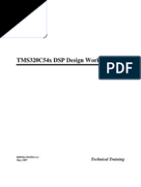 Image of TMS320C54x DSP design workshop: Student Guide