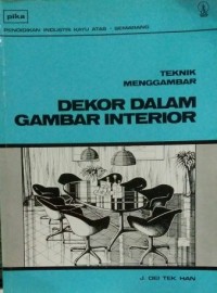 Image of Teknik Menggambar: Dekor Dalam Gambar Interior