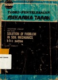 Teori-Penyelesaian Mekanika Tanah