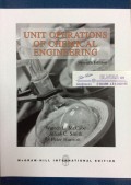Unit operations of chemical engineering Ed-7